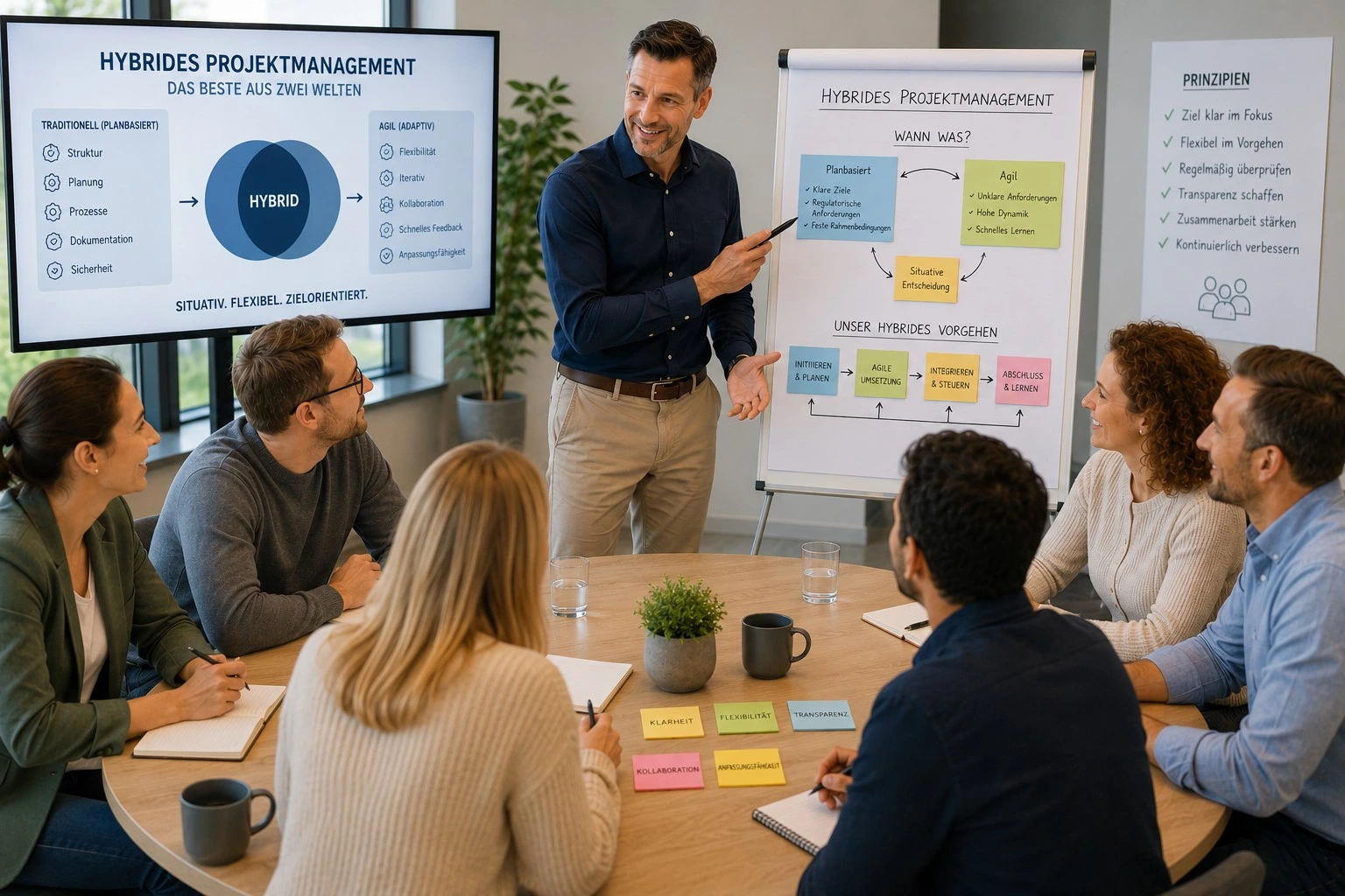Praxisnahes Seminar zu hybridem Projektmanagement